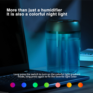 เครื่องเพิ่มความชื้นในอากาศแบบสเปรย์คู่ชาร์จผ่าน USB ความจุสูงเครื่องฟอกอากาศในครัวเรือนและในรถยนต์ - Product Image 6