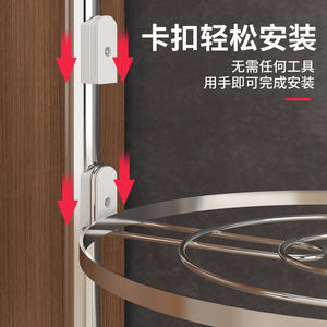 Estante de Almacenamiento de Cocina de Acero Inoxidable, Multi-Nivel, Triangular, de Esquina, para Ollas, Diseño Minimalista - Product Image 2