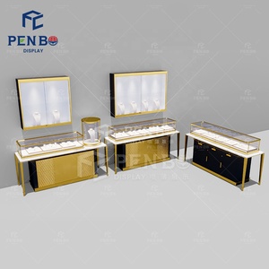 Duyên dáng trung tâm mua sắm lịch thi đấu trang sức hiển thị Showcase tùy chỉnh LED chiếu sáng cửa hàng đồ trang sức tủ nhỏ hiển thị truy cập cho cửa hàng - Product Image 5