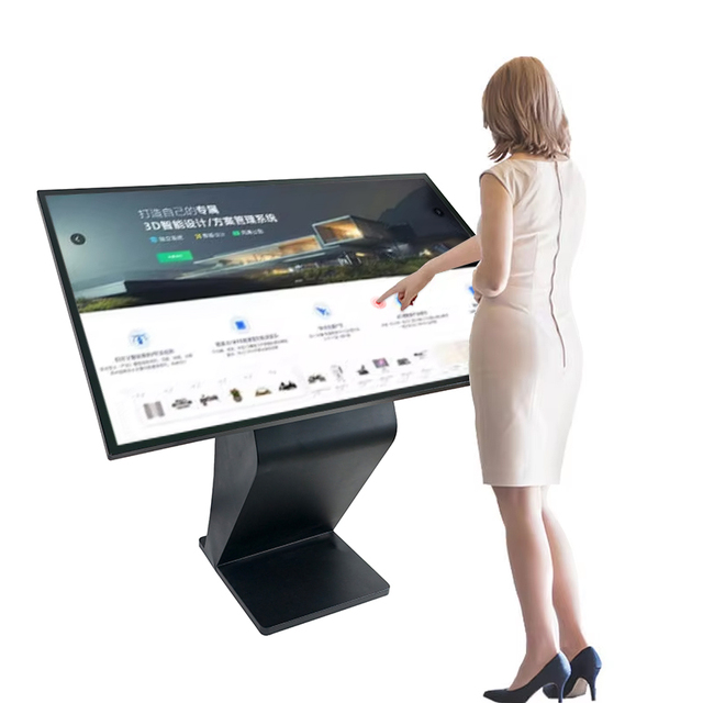 32" 43" 49" 55" 65" 4K UHD Infrared Black New USB Touch Screen Monitor for Digital Signage & Kiosk Use