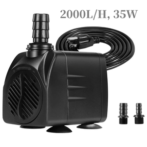 Pompe submersible réglable 528 GPH pour <span class=keywords><strong>aquarium</strong></span>, bassin à poissons, cascade, fontaine submersible pour <span class=keywords><strong>aquarium</strong></span> - Product Image 1
