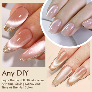 Westink Nude Cat Eye <strong>Gel</strong> Polish 15ml Bottle <strong>Gel</strong> Uv Nails Salon - Product Image 1