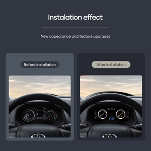 Prelingcar Bảng điều khiển kỹ thuật số cho Toyota <span class=keywords><strong>Alphard</strong></span> 2008-2014 năm xe LCD Bảng điều khiển đồng hồ tốc độ buồng lái ảo Bảng điều khiển cụm - Product Image 3