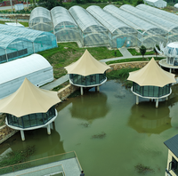 Nachhaltiges Sechseckiges Luxus-Glamping-Hotelzelt: Komplette Projektberatung und Hochwertige PVDF-Membran für Luxus-Resorts und -Parks
