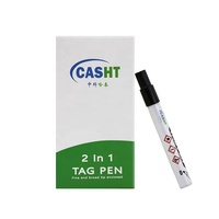 Stylo de marquage d'étiquette d'oreille en plastique noir avec encre spéciale Garantie 1 an longue durée et ne se décolore pas
