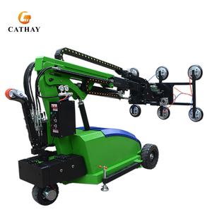 Équipement de levage de verre électrique, chariot à vide utilisé pour la pose de carreaux de marbre, machine à poser des carreaux avec conception télescopique, vitriers - Product Image 3