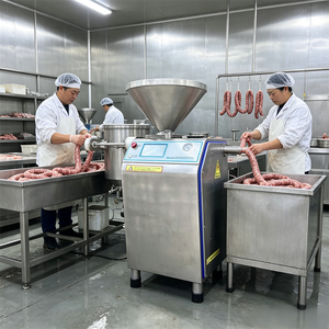 Embutidora de Salchichas al Vacío Continua, Higiénica y Segura, para Salchichas de Pescado, Salchichas de Ajo, <span class=keywords><strong>Chorizo</strong></span> Mexicano - Product Image 1