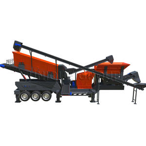 विशिष्ट पहिया प्रकार मोबाइल कंक्रीट पेराई स्टेशन, खनन के लिए 150 टीपीएच पोर्टेबल प्राथमिक जबड़े क्रशर - Product Image 3