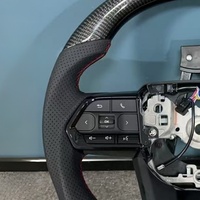 Volant en fibre de carbone véritable pour Toyota Supra A90 GR86 Camry Corolla Hilux Land Cruiser LC300 LC250 LC200 Yaris