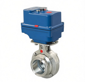 Vanne à commande rapide filetée en acier inoxydable WCB de 4 pouces, contrôle précis, type intelligent, DC24V, conception et installation commerciales - Product Image 4