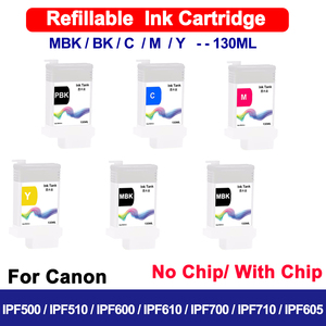 <span class=keywords><strong>6</strong></span>สี130มล. PFI 102 PFI-102 PFI 102ตลับหมึกเติมได้สำหรับแคนนอน IPF500 IPF510 IPF600 IPF605 IPF610 IPF710 IPF700 - Product Image 2