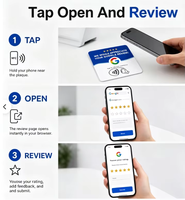 Étiquette numérique NFC NTAG213 en acrylique de 12 cm, 13,56 MHz, étanche, enregistrable et modifiable, pour menu numérique, panneau de table ou carte de menu pour restaurant