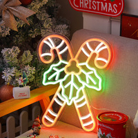 Nouvelles lumières décoratives de Noël YN Starlight, style dessin animé, en acrylique peint, à ventouse, alimentées par USB, en plastique