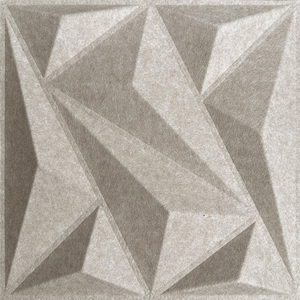 Panneaux acoustiques modernes en fibre de polyester 100 %, décoratifs, carreaux muraux 3D, salon, chambre, appartement, hôtel, insonorisation, musique - Product Image 1