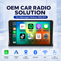 Fournisseur en gros de navigation GPS, 2 Go de RAM, 32 Go de ROM, Android CarPlay, Android Auto, WiFi, USB pour Volkswagen Multivan 2008-2015