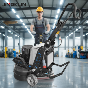 جهاز جلخ الخرسانة اليدوي أحادي المحرك طراز JINGKUN 677 عالي الكفاءة لمشاريع تجديد الأرضيات الإيبوكسية المعالجة ذات المساحات الصغيرة - Product Image 6