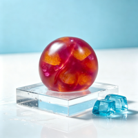 Nouveau Jouet Anti-Stress en Plastique à Presser, Balle de Maltose en Gelée de Raisin et Noix de Coco, Ambiance Cool, Cadeau de Décompression pour Enfants de 5 à 7 Ans