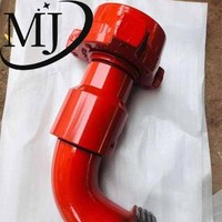 Raccord forgé à long rayon haute pression 1-4 pouces 25-140 MPa en acier allié pour champ pétrolier, coude actif à souder/fileté, peint pour gaz