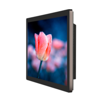 Moniteur mural de 21,5 pouces, écran LCD industriel avec support VESA, HDMI VGA 1920x1080 pour l'automatisation industrielle HMI PLC