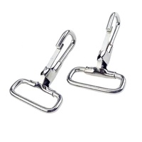 Mousqueton à ressort en acier inoxydable pour sangle marine, 50 mm, pour harnais, laisse, sac, yacht, bateau, matériel nautique