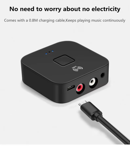 Récepteur audio RCA BT 5.0 APTX <span class=keywords><strong>LL</strong></span> 3,5 mm 3,5 AUX Jack Adaptateur sans fil de musique avec micro NFC pour voiture TV Haut-parleurs Auto ON/OFF - Product Image 5
