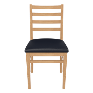 Beechwood Curved Back Plain Bistro Commercial Silla de madera italiana Restaurante - Product Image 4