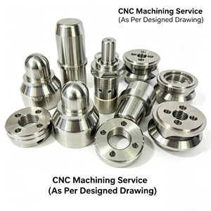 Service d'usinage CNC 5 axes pour pièces en alliage de titane Inconel 718, fraisage de haute précision et fabrication sur mesure de précision - Product Image 1