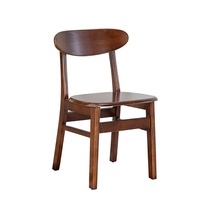 Chaise de princesse en bois massif de conception moderne nordique de vente chaude pour des meubles de restaurant et de café