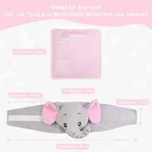 ผ้าพันหน้าท้องบรรเทาอาการจุกเสียดสำหรับทารกแรกเกิดมีเจลแพ็คเย็นเข็มขัดห่อตัวสำหรับท้องทำให้ทารกท้องไม่พอใจ - Product Image 3