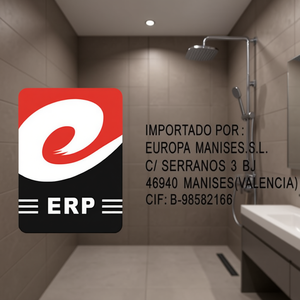 Juego de ducha redonda Erp de 1.5 m con manguera para plomería de baño - Product Image 3
