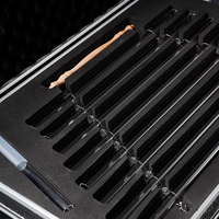 Harpe de cristal à son clair et pur, instrument de sonothérapie en quartz, nouveau modèle pour la méditation et l'équilibrage énergétique du corps