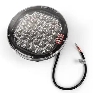 Lampu Kerja LED Bundar 96W 8 Inci untuk 4X4, ATV, SUV, UTV, Truk, Trailer, Forklift, Perahu