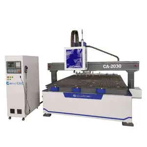 Furniture making auto tool change cnc router CA-1325 1530 2030 Atc wood cnc router with digital knife cutting