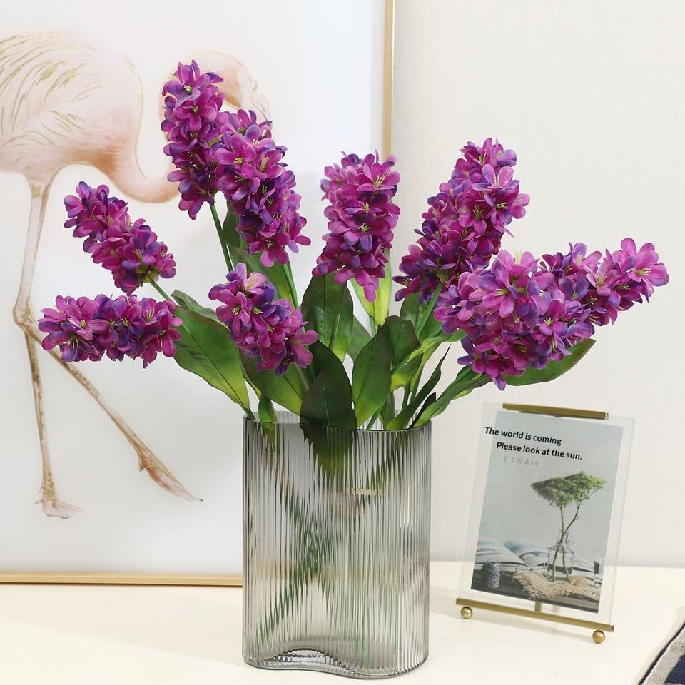 Hyacinth Bundle Simulation Flower Props Plastic Reusable & Recyclable ...