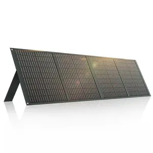 Panel surya fleksibel tahan air 65 IP luar ruangan 2024 kualitas tinggi 200 W 12 V untuk sistem Panel surya lampu portabel