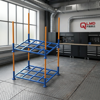 Sistema de Estanterías Modulares de Acero Reforzado XINMIEDA, Antioxidante, Independiente, para Gestión de Carga a Granel, Capacidad de 1500 kg, Plegable