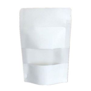 Sacs écologiques en papier résistants avec fermeture éclair et votre propre logo 17x24cm Pack promotionnel - Product Image 1