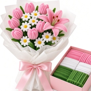 Kit de Manualidades para Hacer Ramos de Flores Artificiales, Suministros para Arreglos Florales, Decoración del Hogar, Regalos de Boda - Product Image 5