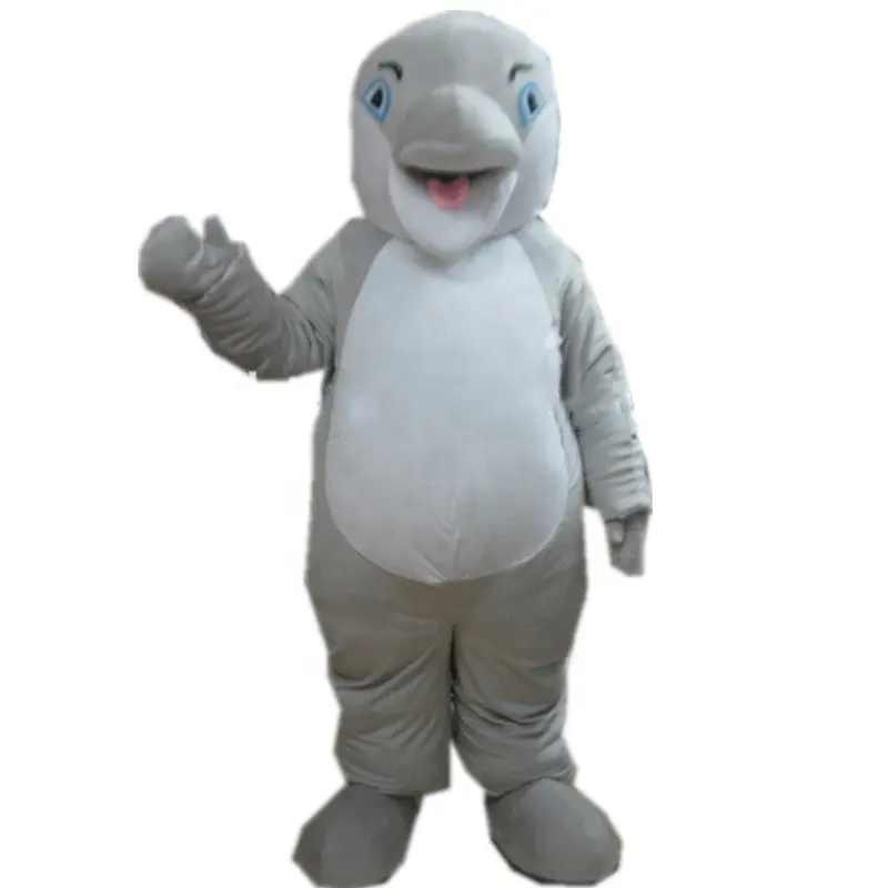 Disfraz de Mascota de animal de mar, traje de Mascota de delfín