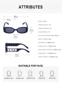 Nuovi occhiali da sole quadrati in arrivo occhiali da sole con montatura piccola e diamanti accessori per feste Bling occhiali moda Vintage Gafas De <span class=keywords><strong>Sol</strong></span> - Product Image 6