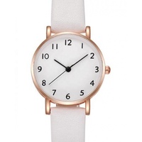 Montre-bracelet à quartz Y263 avec bracelet en PU, motif papillon, lot de cinq bijoux, montre femme, Reloj pour femmes