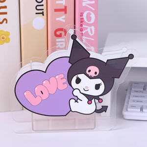 Vigreat personnalisé mignon dessin animé conteneur acrylique porte-stylo Anime bureau Logo personnalisé <span class=keywords><strong>Kawai</strong></span> porte-stylo en plastique avec cadre <span class=keywords><strong>Photo</strong></span> - Product Image 2