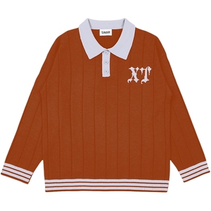 Custom LOGO <strong>Men</strong> Sweater Winter Casual Jacquard Letter Knitwear Loose <strong>Pullover</strong> Rib Jumper Knit Polo Shirt Knitted Sweater <strong>for</strong> <strong>Men</strong> - Product Image 5
