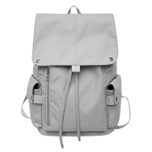 Sac à dos scolaire à clapet uni personnalisé pour étudiants du collège et du lycée, fermeture en polyester Lini - Product Image 1