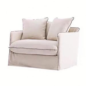 Canapé Minimaliste Moderne en Tissu Entièrement Démontable et Lavable, Canapé d'Appartement à Trois Places, Canapé de Réception Décontracté Personnalisable - Product Image 1
