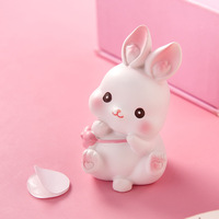 Figurine de dessin animé carotte lapin Miniatures lapin Figurines Terrarium Figurines bricolage mousse paysage accessoires maison de poupée décor