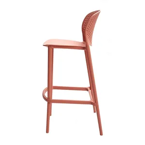 La plus nouvelle chaise haute de tabouret de barre de Base en acier en métal de meubles de barre de conception pour la Table de barre