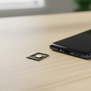 Bandeja para tarjeta SIM y micro SD Huawei para P40 Lite, color negro - Product Image 2