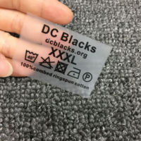 硅胶传热标签橡胶传热标签定制颈部标签标志传热印刷