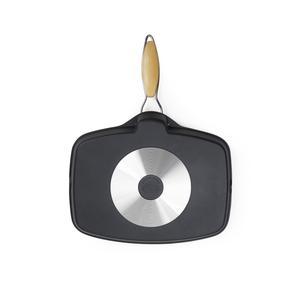 Plancha para Asar Excelsa Grigliosa de Aluminio, 35x7x45.5 cm, Negra, Antiadherente, Diseño Cuadrado, para Cocina al Aire Libre - Product Image 3